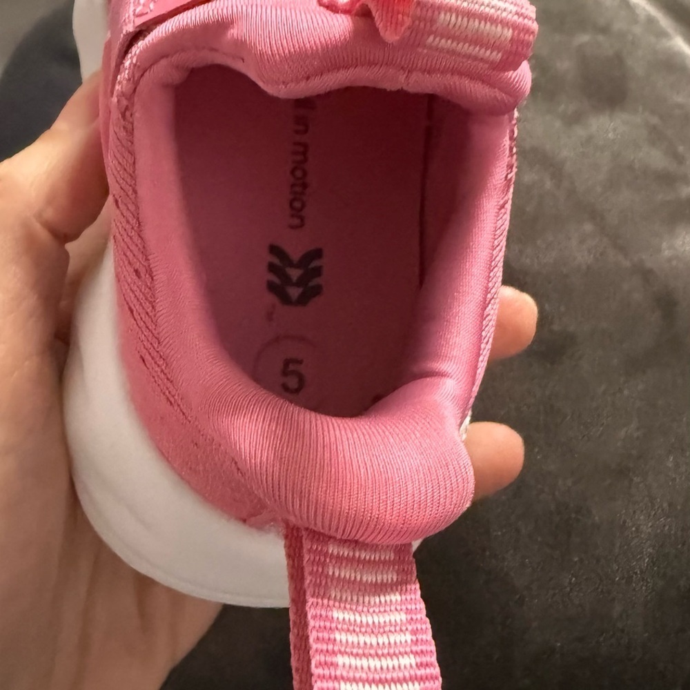 Kids Pink Slip-On Sneakers - Picture 5 of 5